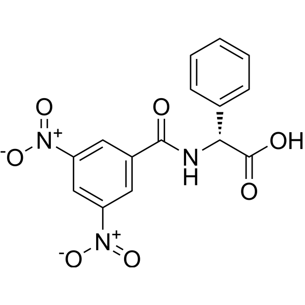 (2R)-2-[(3,5-Dinitrobenzoyl)amino]-2-phenyl-acetic acid 74927-72-3